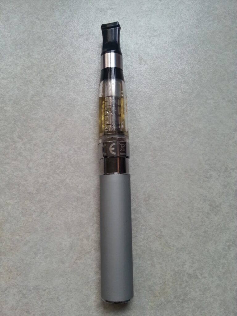 A close-up of a pen.